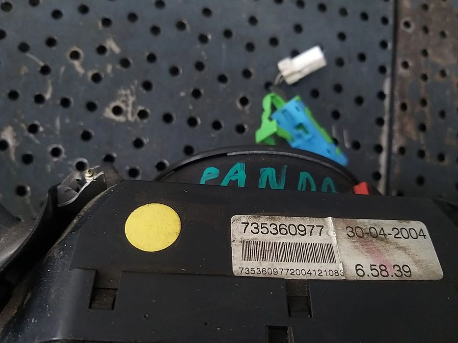 Bloc manete semnalizare stergator parbriz spirala volan fiat panda 169 735360977