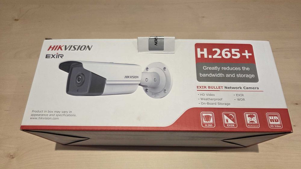 Camera Hikvision IP Bullet 8MP 4K, IR 50m, lentila 2.8mm, PoE, Folosit