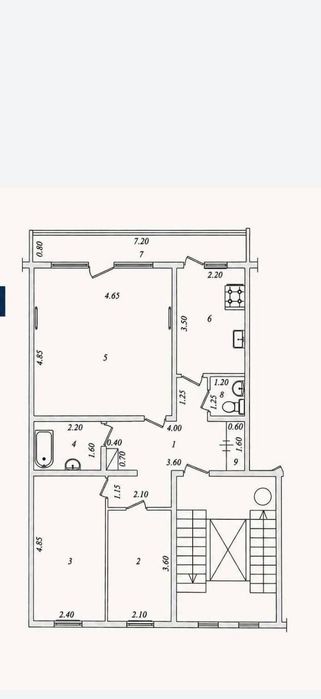 Метро Ойбек 3х-комнатная 75м2 без ремонта: 115 000 у.е. - Sotish Toshkent на Olx