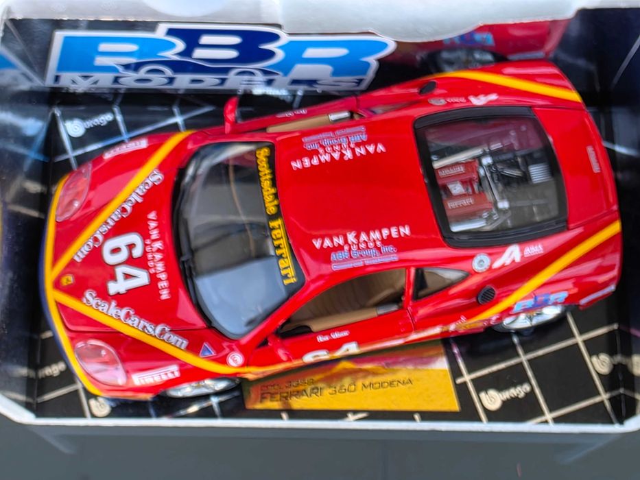Macheta Auto 1/18 Burago Ferrari 360 Modena BBR