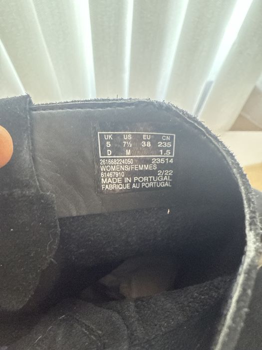 Clarks ghete din piele intoarsa 38 Noi in cutie