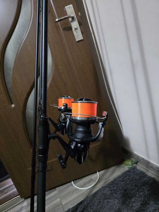 Lansete Fox /Mulinete Shimano Beastmaster 14000XC/Husă lansete