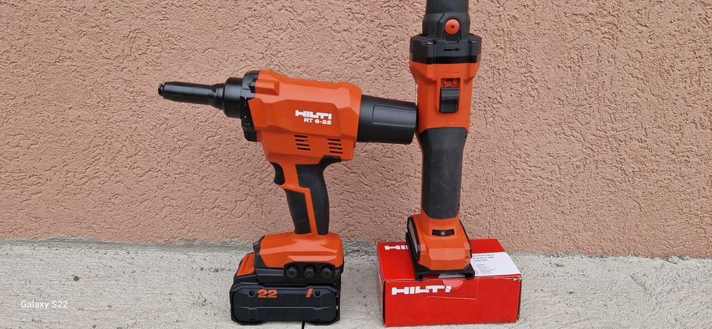Hilti pistol de popnituri biax pe acumulatori