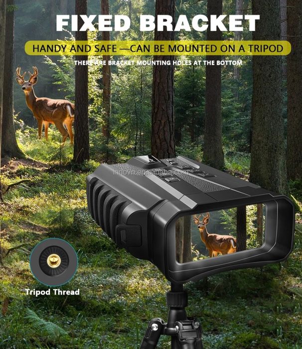 Записващ бинокъл с нощно и дневно виждане. резолюция-4K