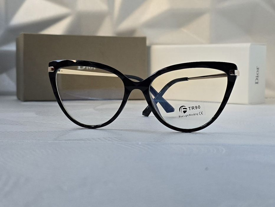 Диоптрични рамки Очила за компютър прозрачни слънчеви очила