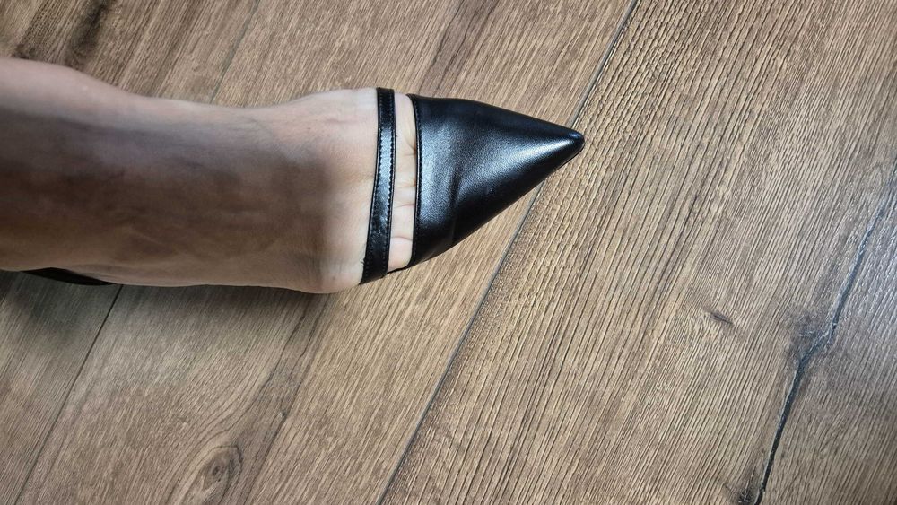 Pantofi negri piele mar 37