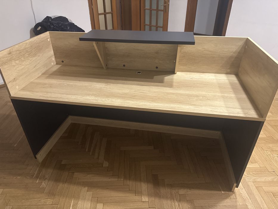 Receptie birou Lotus Antracit 140x70x110 cm