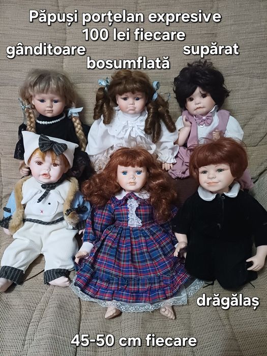 Păpuși mici,cupluri de porțelan