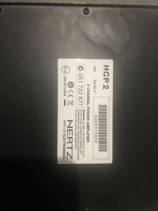 Автомобилен усилвател (амплифаер) - Hertz DPower 1