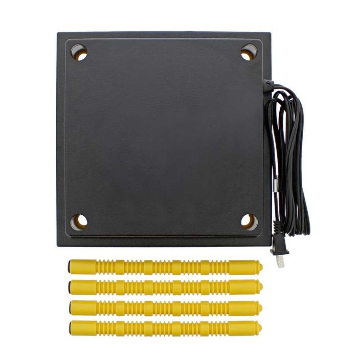 Нагревателна затопляща плоча за пиленца MS-25x25 см