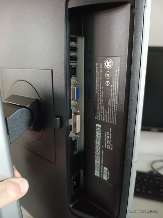 Monitor LED Dell P2214HB, 21.5 inci WideScreen Full HD, Panel IPS