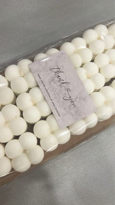 Мини Bubble свещи от соев восък - перфектният подарък за всеки повод