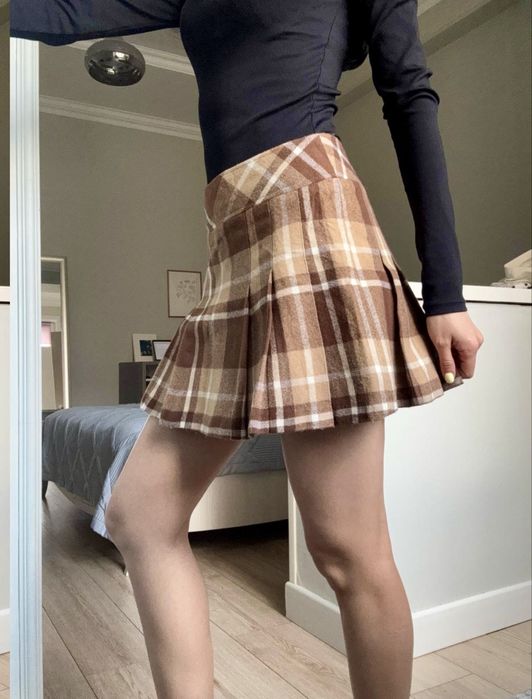 Юбка клеточная.