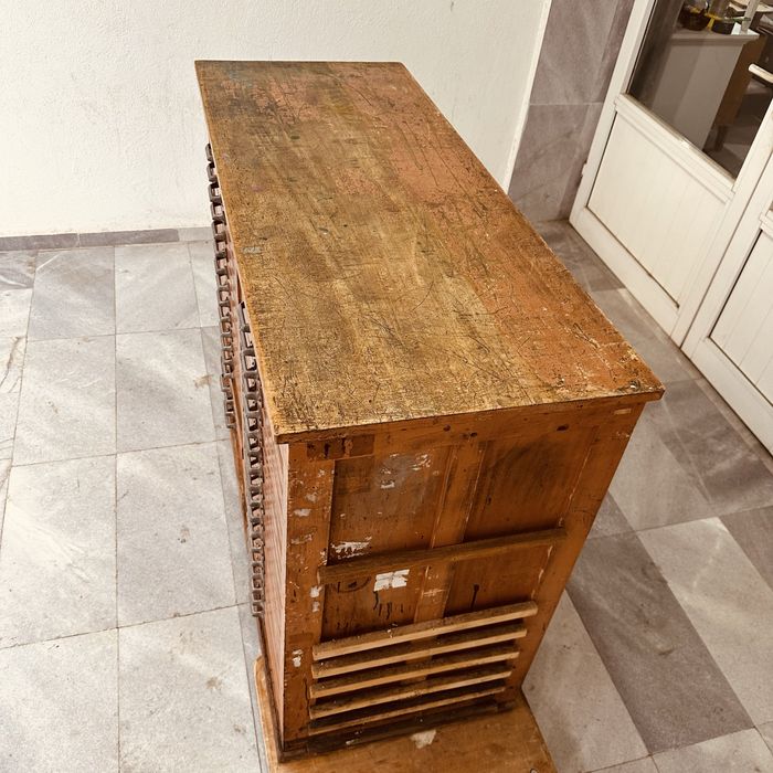 Оригинален италиански индустриален архивен шкаф