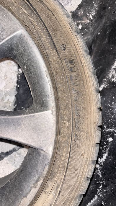 Диски с зимней резиной BMW E60 235/45/R17