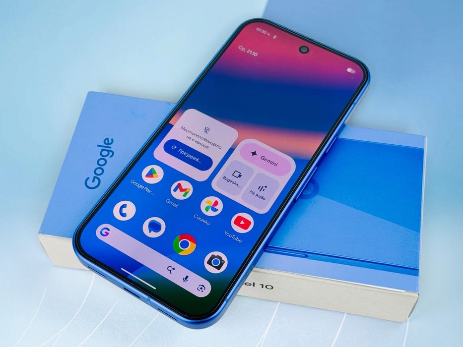КАТО НОВ! Google Pixel 10 5G 128GB 12RAM Indigo Гаранция!