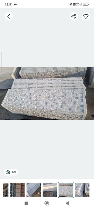 Gard din beton vibrat și aditivat