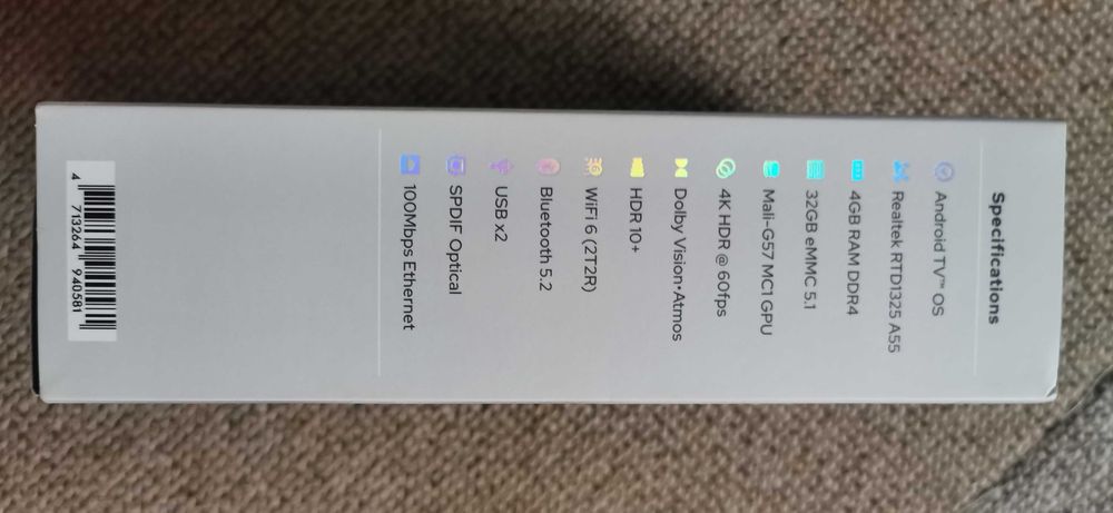 ROCKTEK GX1 4ГБ 32ГБ Google TV 14
