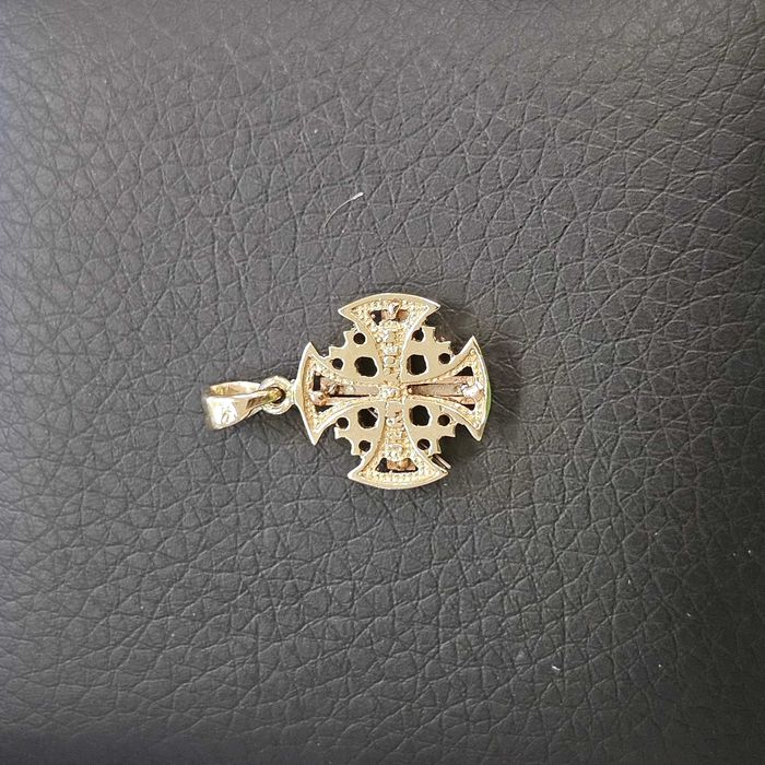 ( B32075.1 / Ag28 Doi Baieti ) Medalion Aur 14K - 2.45 grame / 980 lei