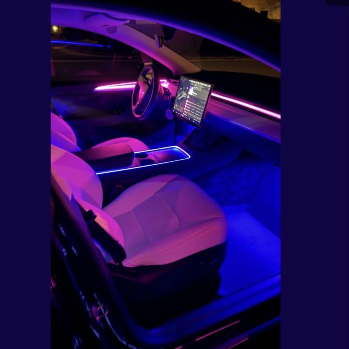 Lumini ambientale tesla model 3 (2019-2021) Lightingbug Tech