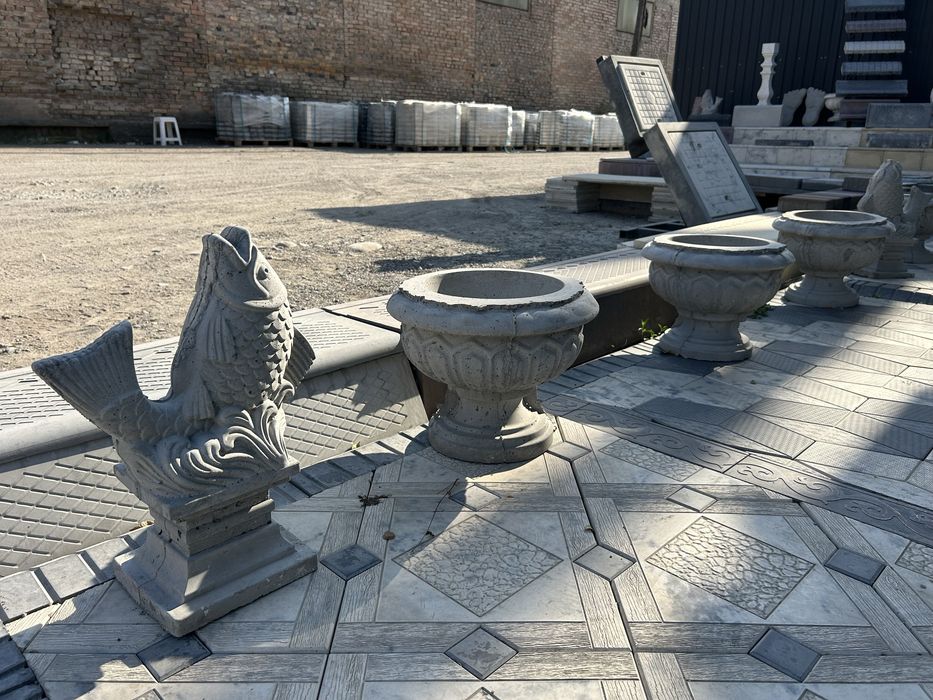 Плитка брусчатка бордюры