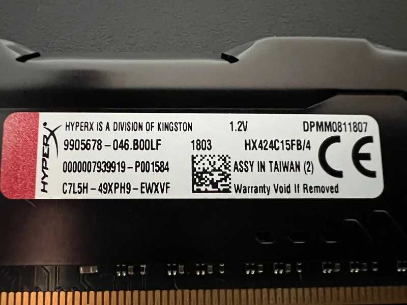 Hyperx Fury DDR4 4GB 2400Mhz Cl15