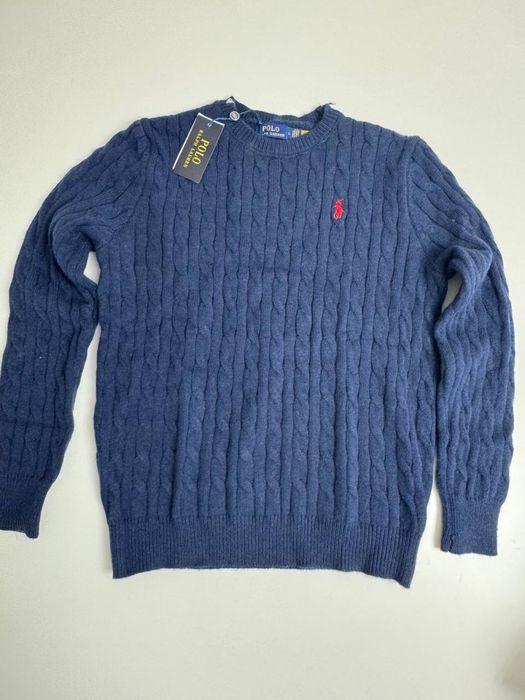 Свитер polo темно синяя