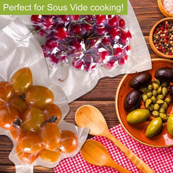 200бр! 15х25см немски вакуум пликове, гофрирани, професионални, VacYaY