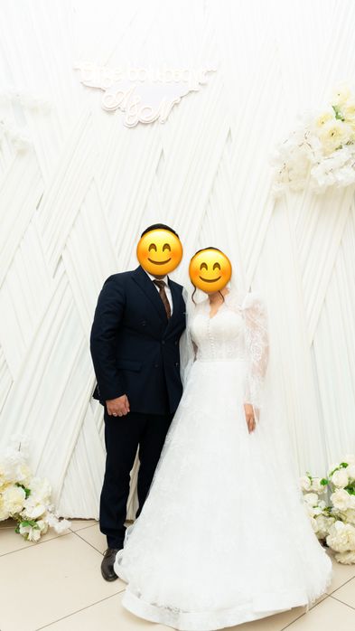 Шикарное свадебное платье