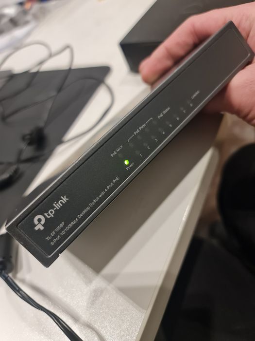 Коммутатор switch 8port. poe 4port 48в 1.25а.