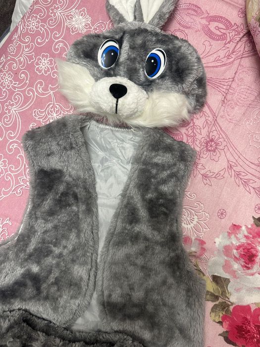 Заяц костюм меховой