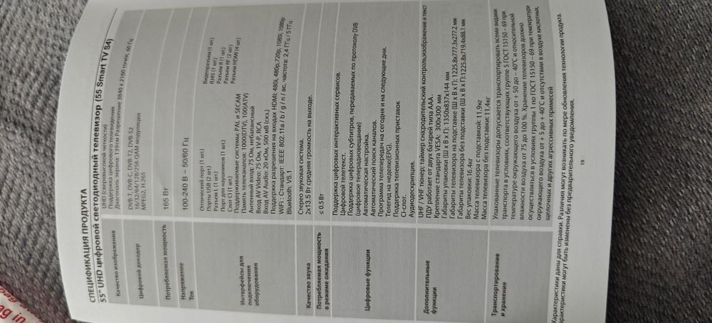 Продается Телевизор Haer 2025 гдиагональ 55