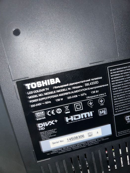Телевизор Toshiba