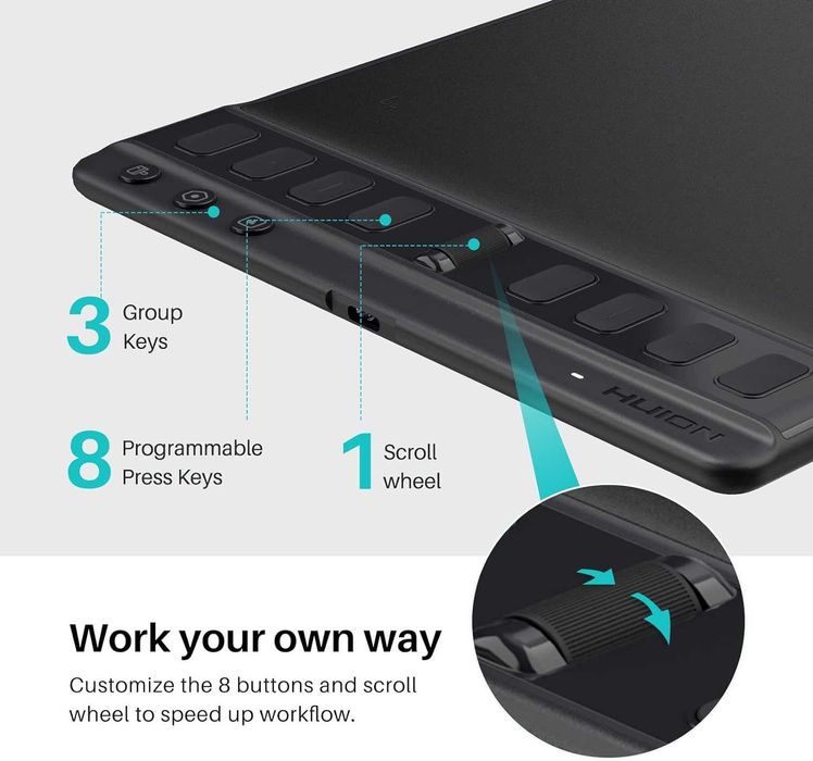 Графический планшет Huion Inspiroy 2 M (H951P)