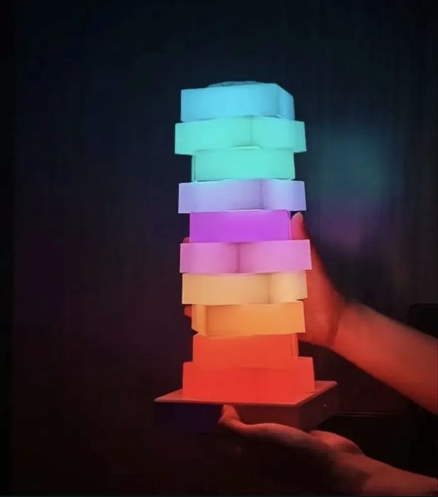 Lampă RGB cu 7 culori – lampă de ambient modernă