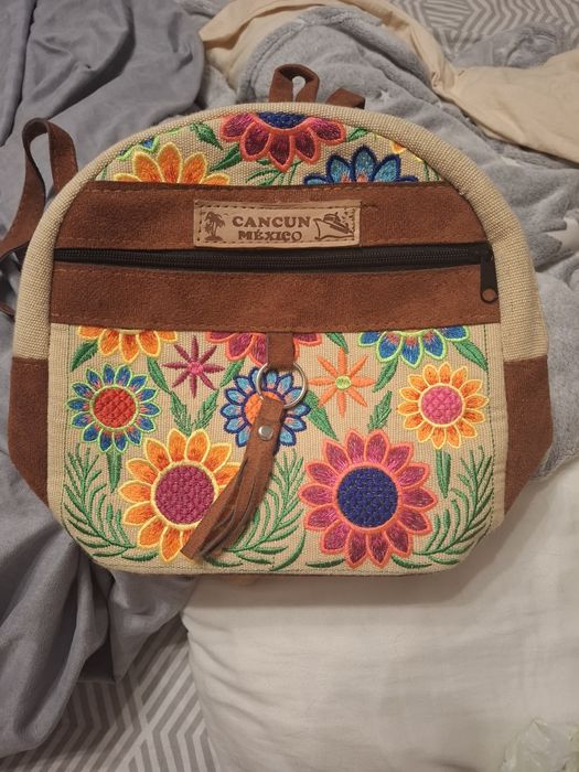 Рюкзак из замши детский