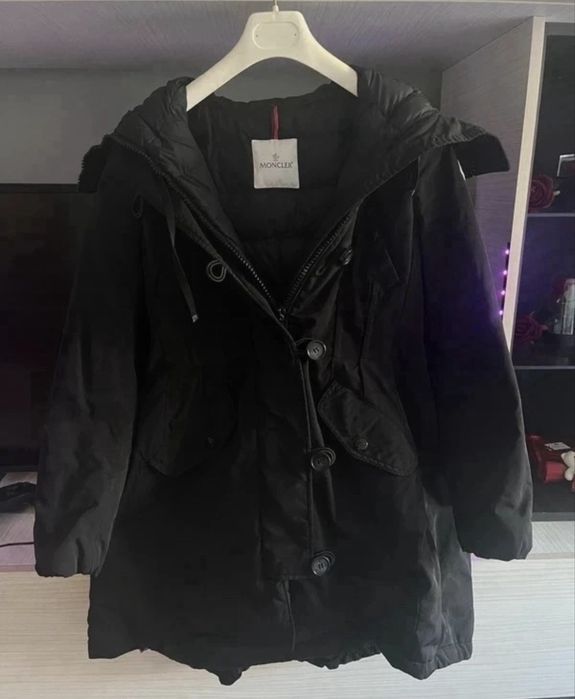 Moncler geaca vintage neagra