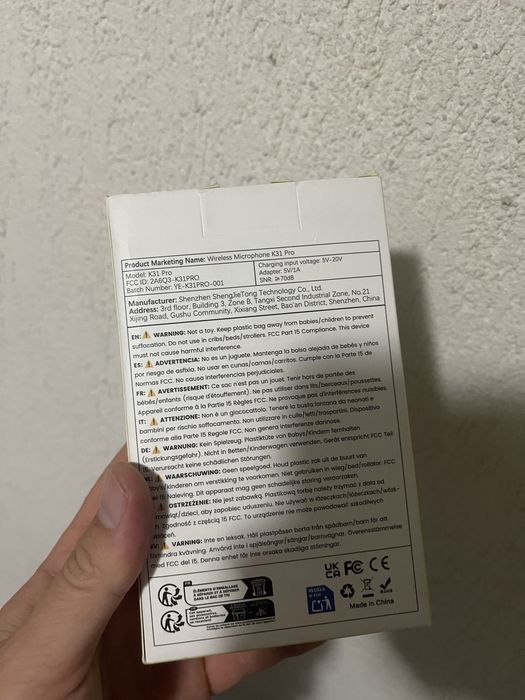Microfon Lavalier Wireless YEJATA