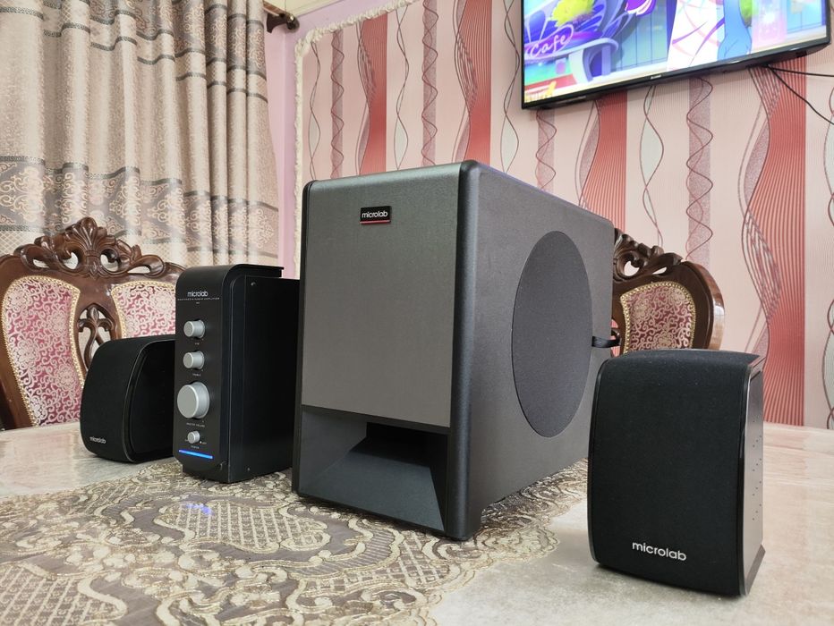 2.1 microlab aybi yo‘q orginal subwoofer sotiladi