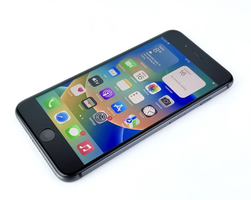 Apple iPhone 8 Plus 256GB Black Перфектен! Гаранция!