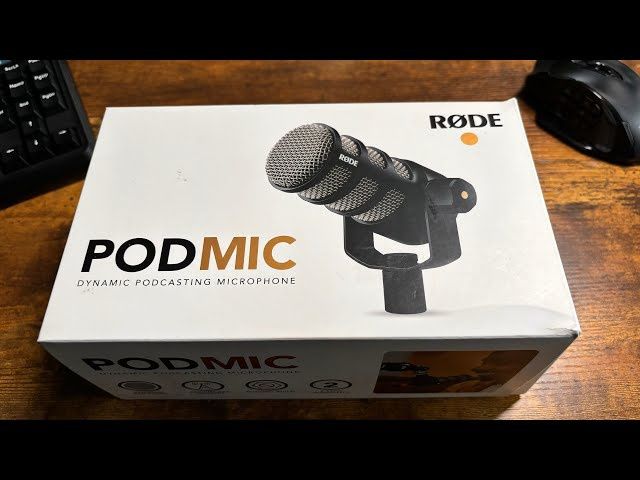 Microfon RØDE PodMic USB Black Studio, Sigilat