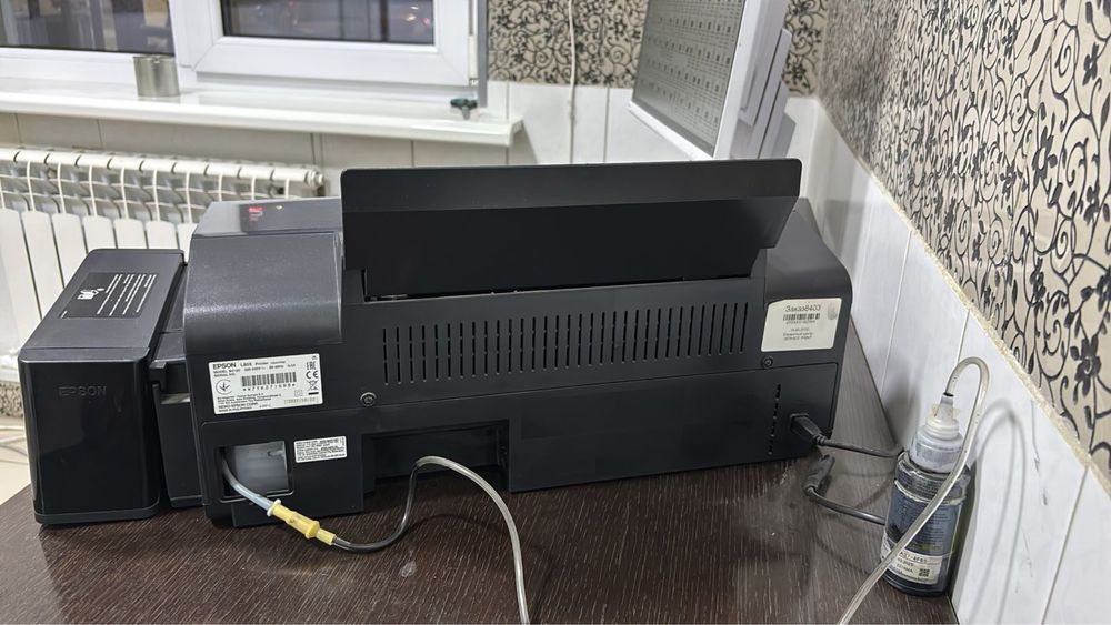 Принтер в хорошем рабочем состоянии.