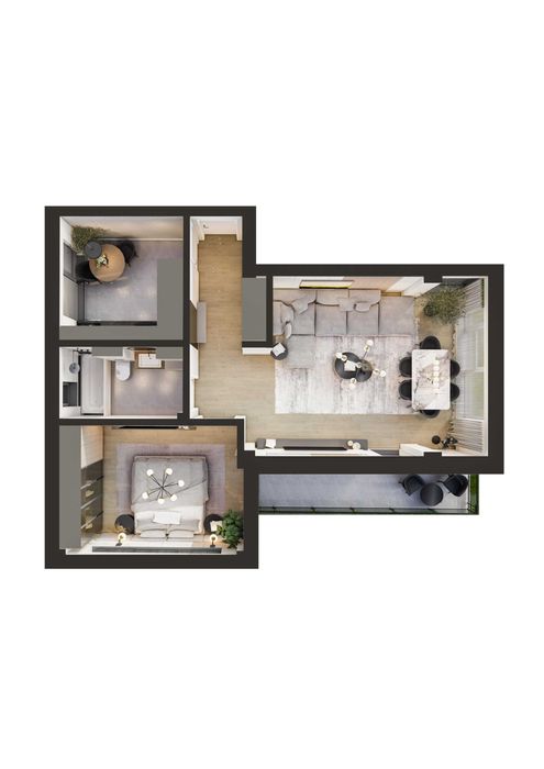 Apartamente de vanzare cu 1 sau 2 camere Rediu Iasi - TVA INCLUS