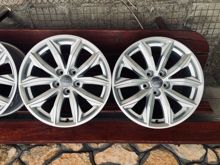 КАТО НОВИ!!! Джанти 17 5х112 Ауди Оригинални Djanti 17 5x112 Audi