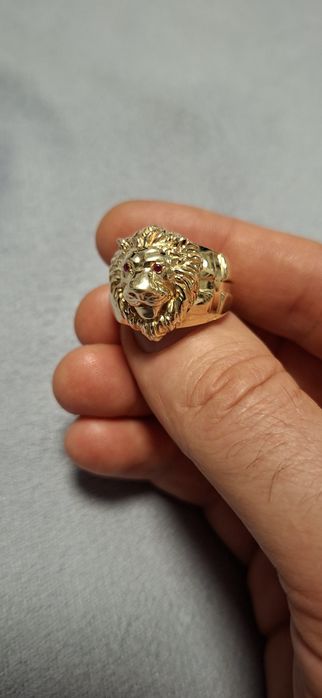 Inel ghiul de aur nou 14 k