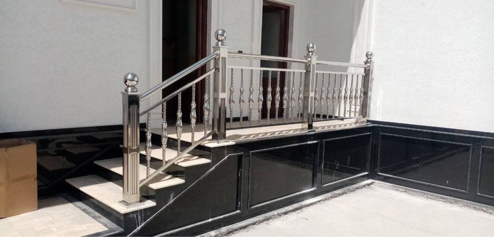 Нержавейка перила решотка