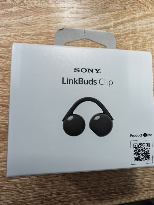 Продавам True wireless слушалки SONY LINKBUDS CLIP WFLC900B БЕЗЖИЧНА ВРЪЗКА, ЧЕРЕН