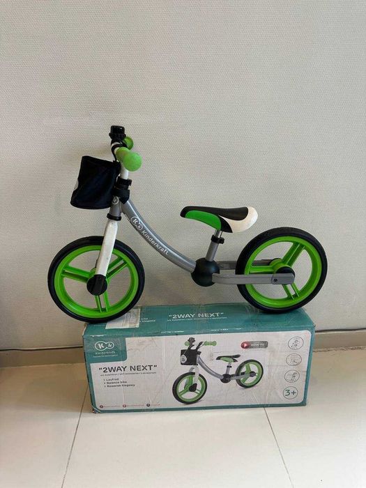 Детско колело за баланс Kinderkraft 2WAY NEXT — с кутия