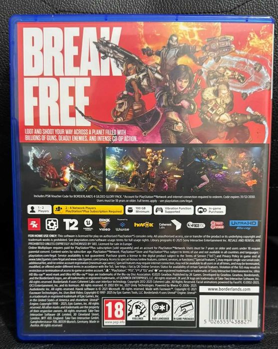 Vand / Schimb Borderlands 4 PS5 + Jocuri PS4 / PS5