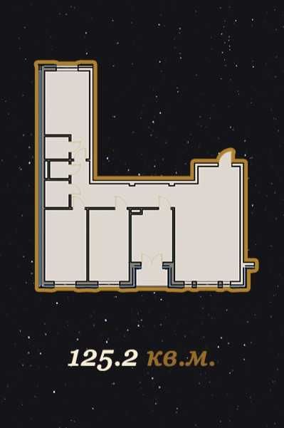 Квартира 125 кв.м в новостройке на Бадамзаре, на этапе строительства
